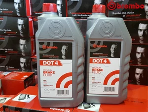 BREMBO PREMIUM FULLY SYNTHETIC BRAKE And CLUTCH FLUID Dot 4 Dot4 1L 2L 1 2 Litre - Picture 1 of 6