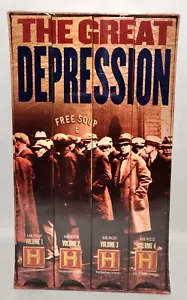 VHS Set: The Great Depression - 4 Sealed Tapes - HISTORY CHANNEL - '98 - RARE - Picture 1 of 2