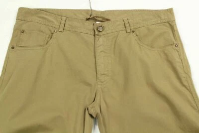 Pantalones chinos para mujer Roberto Cavalli beige caqui talla 16 venta al por menor $390 Foto 1 de 4