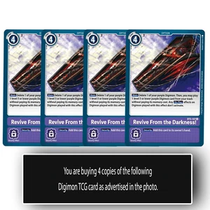 Revive From the Darkness! Uncommon BT5-107 U Digimon TCG Card Playset Purple - Bild 1 von 1