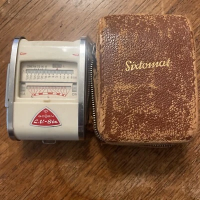 Buscador de colores vintage Gossen Sixtomat Alemania con estuche Foto 1 de 4