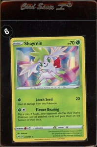 Shaymin 015/185 Holographic Rare Vivid Voltage Pokemon TCG Near Mint - Picture 1 of 2