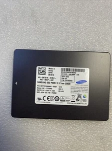 GENUINE DELL 256GB 2.5" 7MM SATA SSD SOLID STATE DRIVE 2N8J2 02N8J2 TESTED - Picture 1 of 3