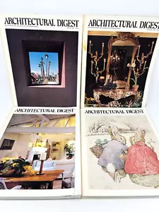 Vintage 1984 Architectural Digest Magazines Interior Design Ads Lot of 4 - Picture 1 of 8