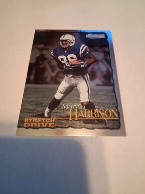 1996 Pro Line II Memorabilia "Stretch Drive" Marvin Harrison *Rookie* - Image 1 of 4