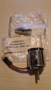 Brushless Motor 3536 1300KV 390W 35A 11,1-14,8V inkl. JJ und Welle - Bild 1 von 1