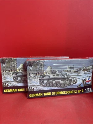 Dos-STURMGESCHUTZ III G ~ Tanque Alemán ~1/72~ ESCI~#8005 Foto 1 de 4