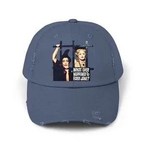Retro Movie Quote Cap - Stylish Unisex Distressed Cap, Gift for Film Lovers - Picture 1 of 33