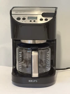 Krups KM405* Black / Stainless Steel Programmable 12 Cups Coffee Maker Tested - Picture 1 of 20