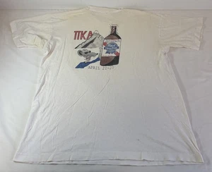 1992 University Of Tennessee PI KAPPA ALPHA PIKES PEAK t-shirt ~ size XL? - Picture 1 of 2