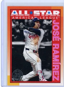 2025 Topps #90AS-32 Jose Ramirez All-Star Pink Parallel - Bild 1 von 2