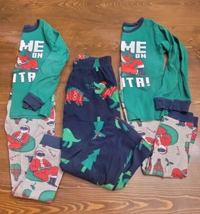 Carter's Boys Size 6 Christmas Holiday Pajamas - Picture 1 of 6