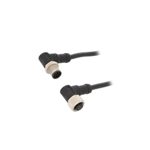 M12A08MR-12AFR-SD001 Cable: for sensors/automats PIN: 8 M12-M12 1m connector 30V - Picture 1 of 1