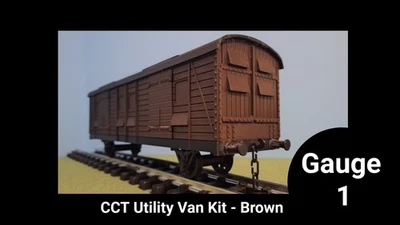 CCT Utility Van Kit (Brown) - Gauge 1  - Image 1 of 4