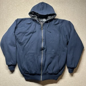 Canyon Guide Outfitters Thermal Lined Hooded Blue Zip Hoodie XL - Picture 1 of 7