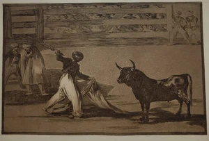Francisco Goya - Tauromaquia - Aquatinta - Radierung - Teller 7 - 5. Auflage - 1921 - Bild 1 von 4