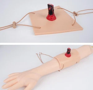 Módulo de entrenamiento de heridas de penetración de extremidades - Modelo de práctica de sutura quirúrgica - Imagen 1 de 6