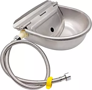 Automatic Livestock Waterer Bowl 304 Stainless Steel Cow Water Trough D - Picture 1 of 7