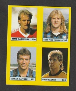 TOP PLAYER FIGURINA CALCIATORI VALLARDI 91 1990-91  INTER MATTHAUS NUOVA - Picture 1 of 2