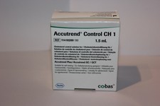 Roche Cobas Accutrend Cholesterol Control Solution CH 1, 1.5ml, BNIB