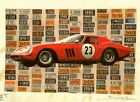 'Ferrari rouge #23'... Preuve artiste (AP.) Imprimé 22'x 15'x Signé Fairchild Paris