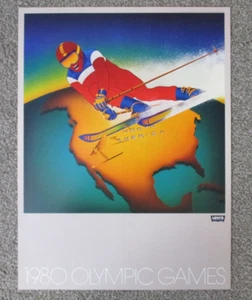 Original Vintage Poster 1980 Moscow Olympic Games Levi Strauss 1979 - Imagen 1 de 6