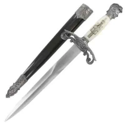 Freemason Traditional Ceremonial Medieval Dagger with Metal Blade Overall 14" - Image 1 of 4