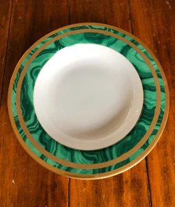 CHRISTIAN DIOR Gaudron Malachite Green Soup Plate / Bowl - Picture 1 of 3