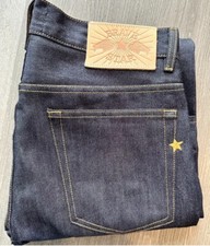 Brave Star Selvage True Straight Cone Mills Selvedge Jeans  Men's Sz 33/32 EUC!