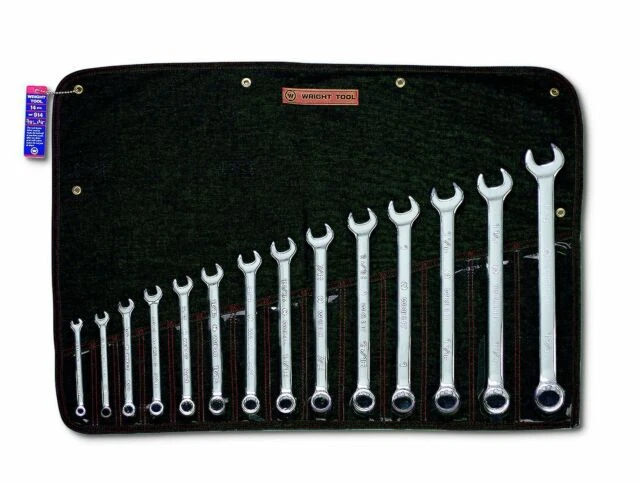 Wright Tool Polish Combination Wrench Set - Pack of 14 (875-914)