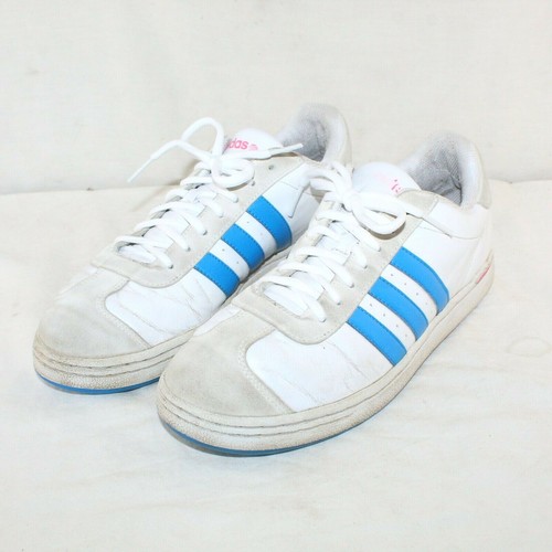 ADIDAS scarpa bassa sportiva donna stringata piatta multicolore tomaia in pelle 8 5 M