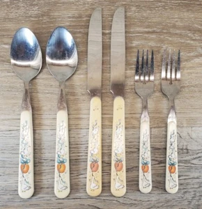 Marmalade Goose Country Flatware Silverware Forks Knives Spoons 6 Piece Set - Picture 1 of 3