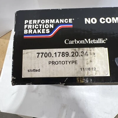 Performance Friction Brake Pads PFC 7700.1789.20.34 Prototype Pads Racing NASCAR - Image 1 of 4