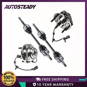 Front CV Axle Wheel Bearing Hub Kit for Chevy Trailblazer GMC Envoy XL Rainier - Picture 1 of 7