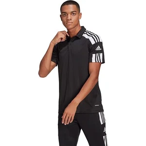 adidas Mens Shirt Squadra 21 Polo Shirt Collared Aeroready Black M L GK9556 - Picture 1 of 5