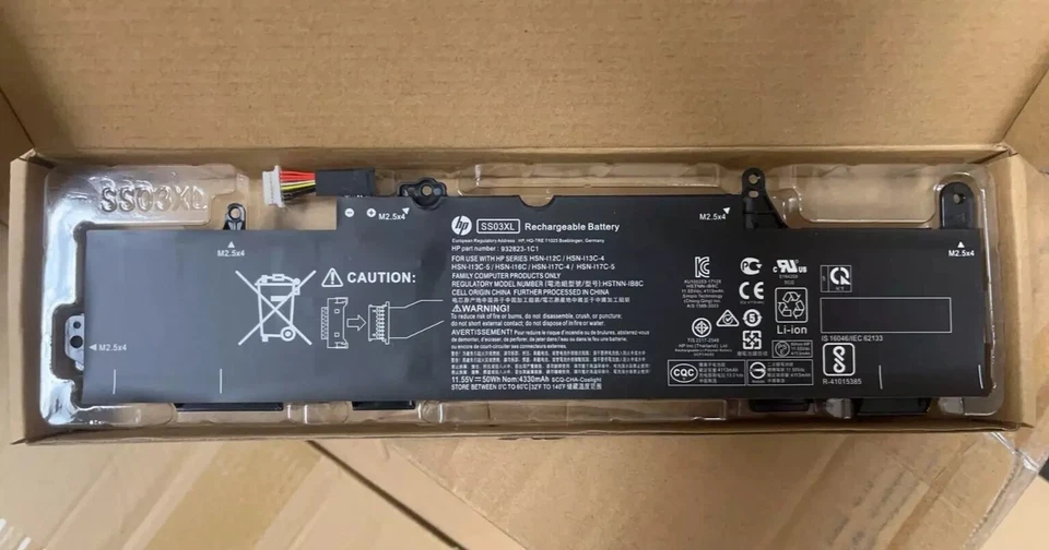 Batería Original OEM SS03XL para HP EliteBook 840 G5 G6 730 735 740 G5 933321-855 Foto 1 de 4