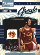 2009-10 Classics Classic Greats Platinum Basketball Card #20 Lenny Wilkens /25