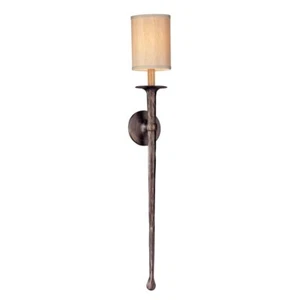 Troy Lighting | Faulkner 1 Light 36" Wall Sconce with Linen Shade - Picture 1 of 2