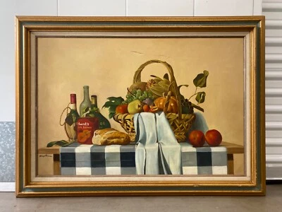 🔥 RARE Old Southern Americana Realism Still Life Oil Painting, Hubert Shuptrine - Image 1 of 4