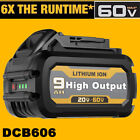 For DEWALT DCB606 (1) 20V/60V MAX FLE VOLT 9 Ah Li-Ion Battery