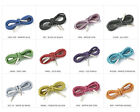 Reflective Bootlaces,Hoodie Cord Rope Shoe Lace Neotrims 6mm Silver Metal Ends