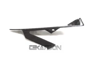 2015 - 2017 Ducati Scrambler protector de cadena de fibra de carbono - 1x1 tejido liso - Imagen 1 de 5