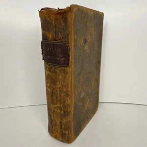 William Paley 1830 Moral Political Philosophy Boston School Edition Leather - Picture 1 of 13