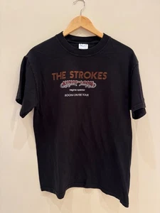 Vintage 2003 The Strokes Room On Fire Kings of Leon Regina Spektor Tour Shirt M - Bild 1 von 5