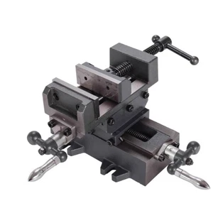 Flat-jaw Heavy-duty Bench Vise Bench Drills Milling Machines Cross-head Vise - Picture 1 of 19