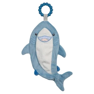 Douglas Jetty Shark Teether Plush Stuffed Animal Toy, 10.5" - Picture 1 of 2