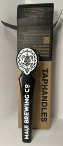 Maui Brewing Co Schildkröte Logo schwarz und silber Bier Zapfhahn Griff - Bild 1 von 5
