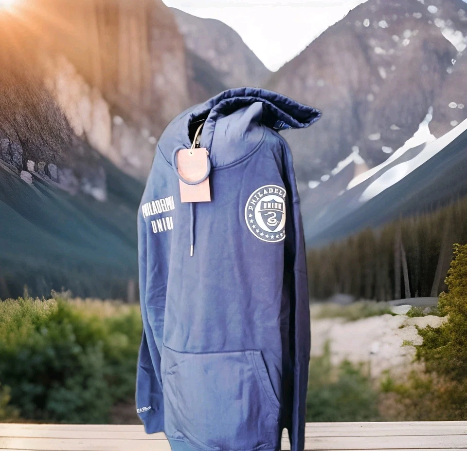 Mitchell & Ness 费城联盟运动衫防水罩,尺寸 2XL — 第 1/4 张图片