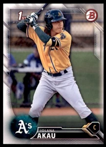 2016 Bowman Prospects Iolana Akau Rookie Oakland Athletics #BP22 2096 - Picture 1 of 2