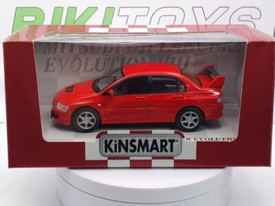Mitsubishi Lancer Evo VIII Kinsmart 1/35 Rosso - Immagine 1 di 3